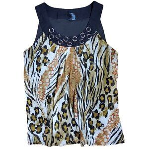 🏆135 New Directions Animal Print Tank Top